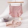 High-Waisted Modal Silk Women's Briefs for Autumn/Winter: Extra-Long, Breathable, Hip-Lifting & Abdomen-Flattening.