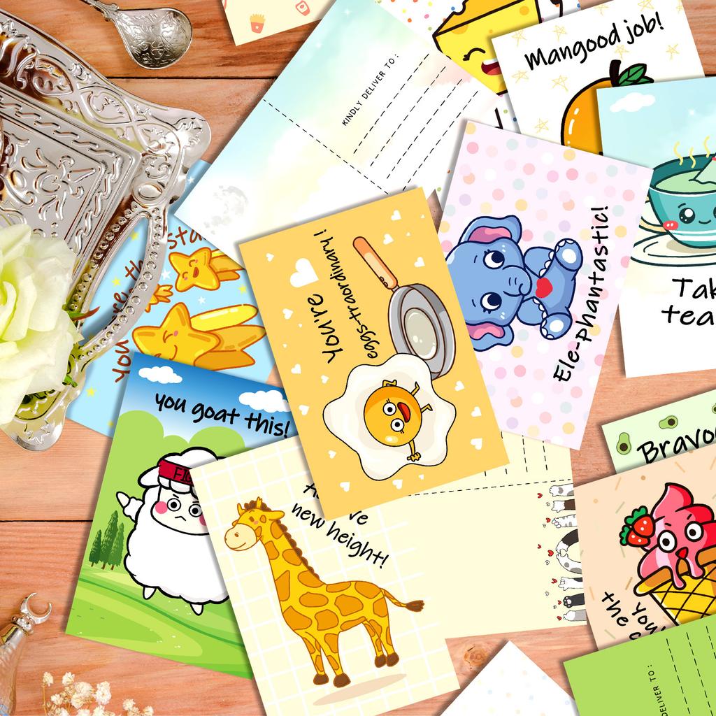 20 Мультяшный, Анимированный текст, Каламбур, Открытка, Подарок, Поздравительная открытка, Красивая маленькая открытка.