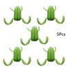 5Pcs Frog Soft Bait 2.5cm 2.25g Frog Baits Artificial Mandarin Fish Snakehead Bass Fishing Lure Swimming Posture Biomimetic Lure