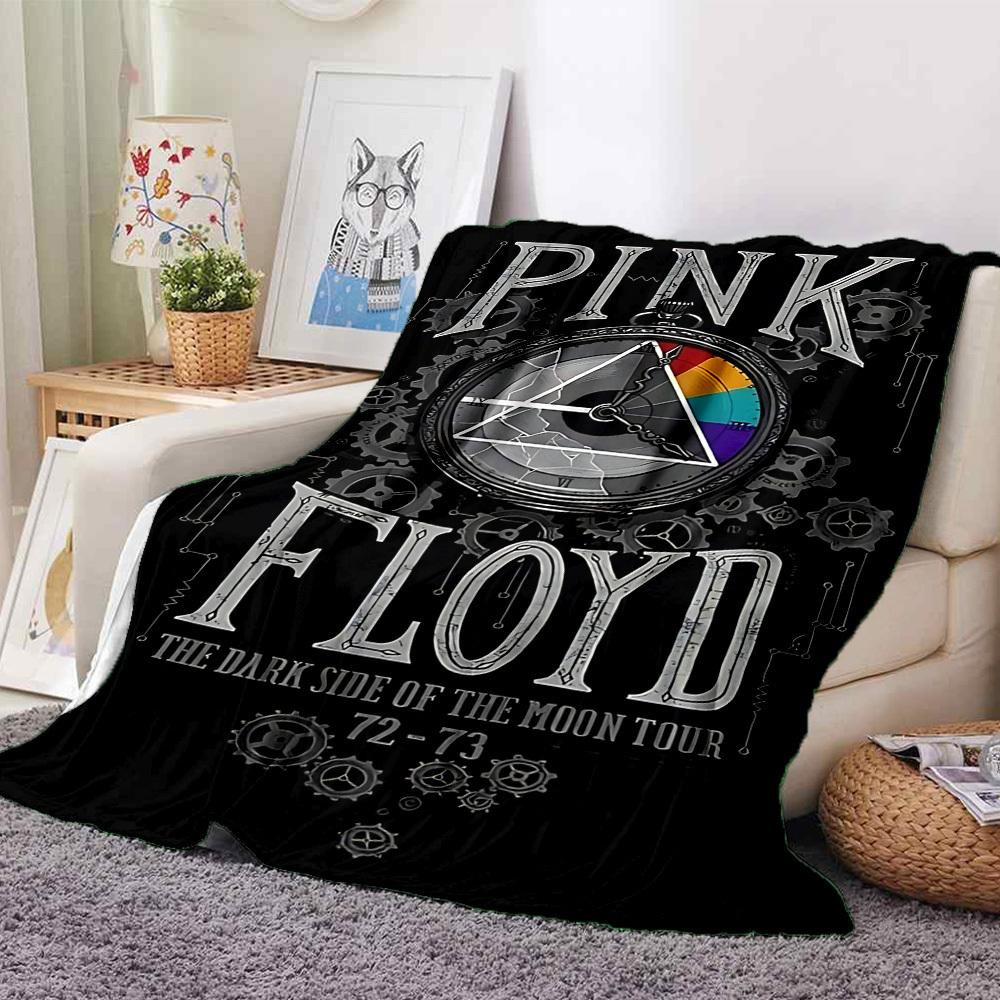 1pc Pink Floyd Blanket Soft All Season Throw with Vibrant Design, Perfect for Home, Travel, and Gifts, Ideal for Naps and Camping