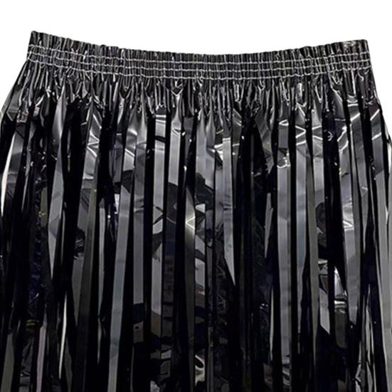 Party Skirt Shiny Raindrop Decoration Women Stage Performance Glossy Skirt Beach Work Leisure Daily Wear