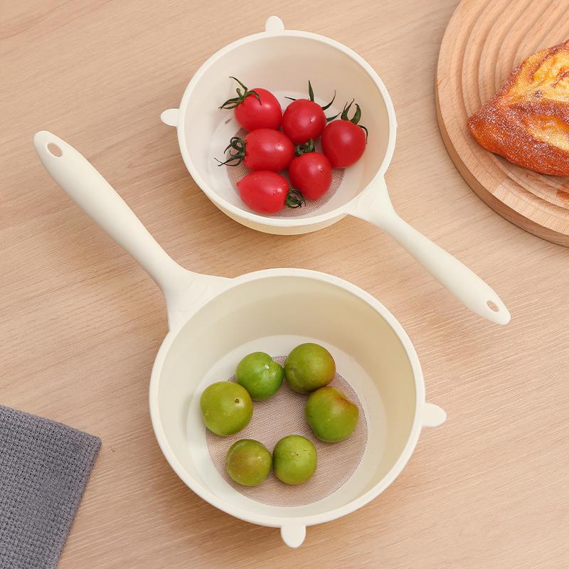 Многофункциональная рисоварка и дуршлаг: Кухонная раковина Hands-Free для мытья риса, фруктов, овощей, с ложкой и фильтром для жмыха соевого молока.