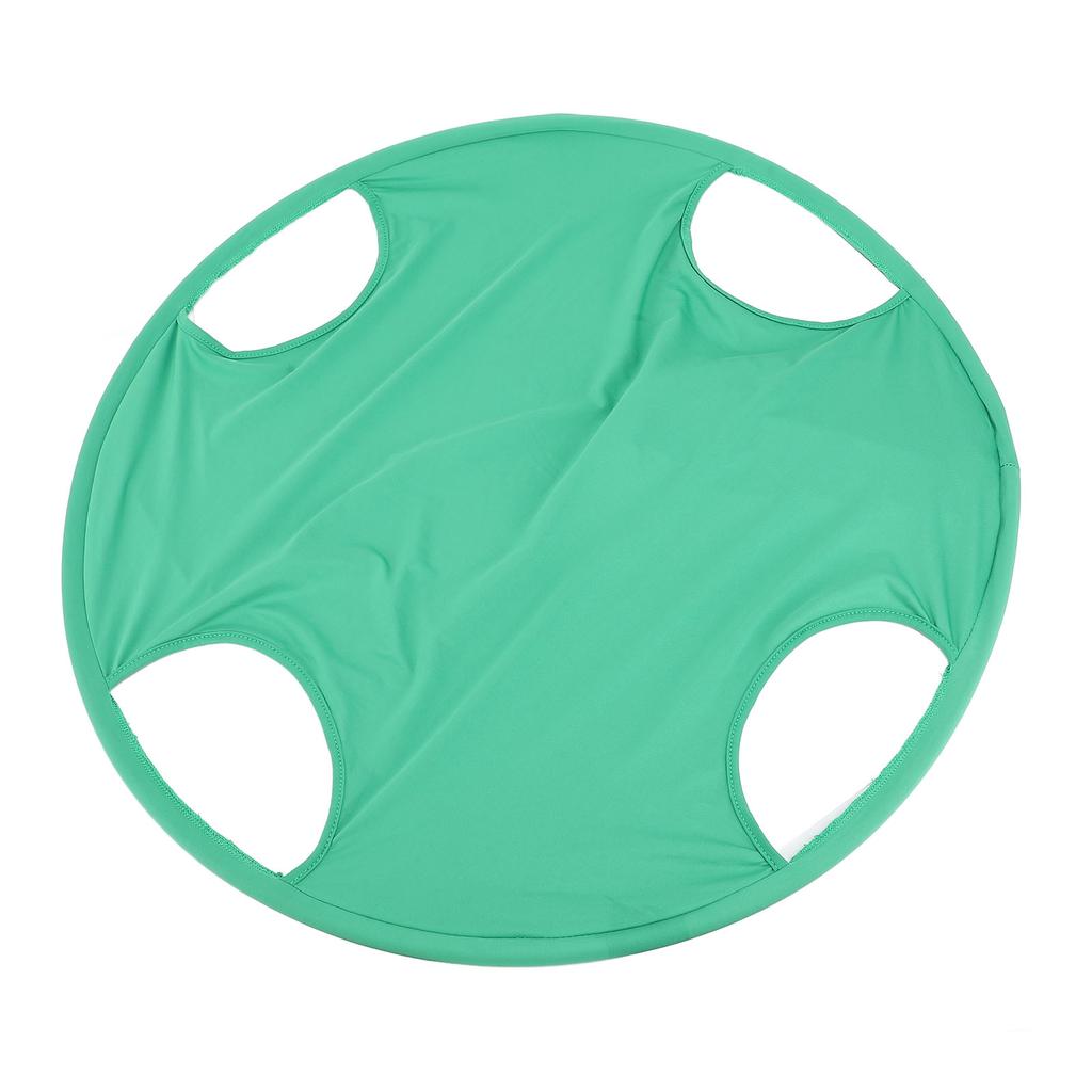 Pop Up Laundry Storage Basket Fine Wrapped Edges Foldable Round Clothes Container for Removing Cloth