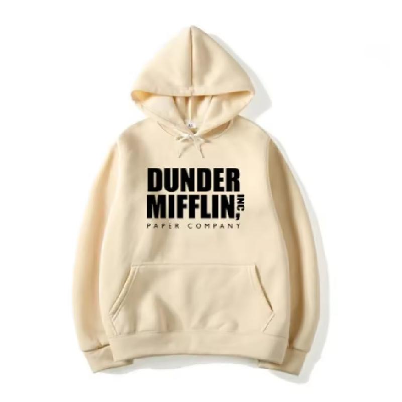 The Office Dunder Mufflin INC Paper Hoodie Dwight Schrute Sweatshirt Men Women Hoodies Casual Pullover Hooded Sweater