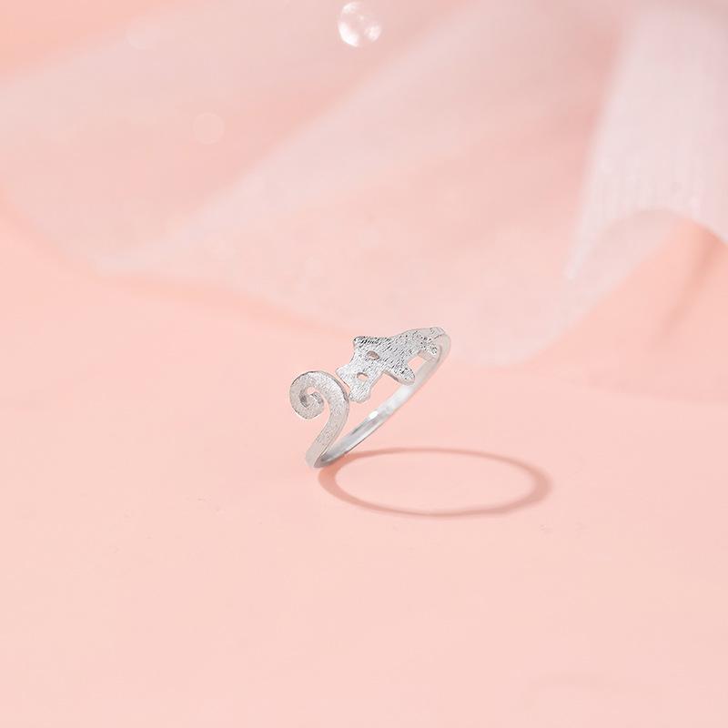 Кольцо для котенка с закручивающимся хвостом, легкое, роскошное, нишевое, дизайн, кольцо для кошки, милое, темпераментное, открывающееся, регулируемое, на указательный палец