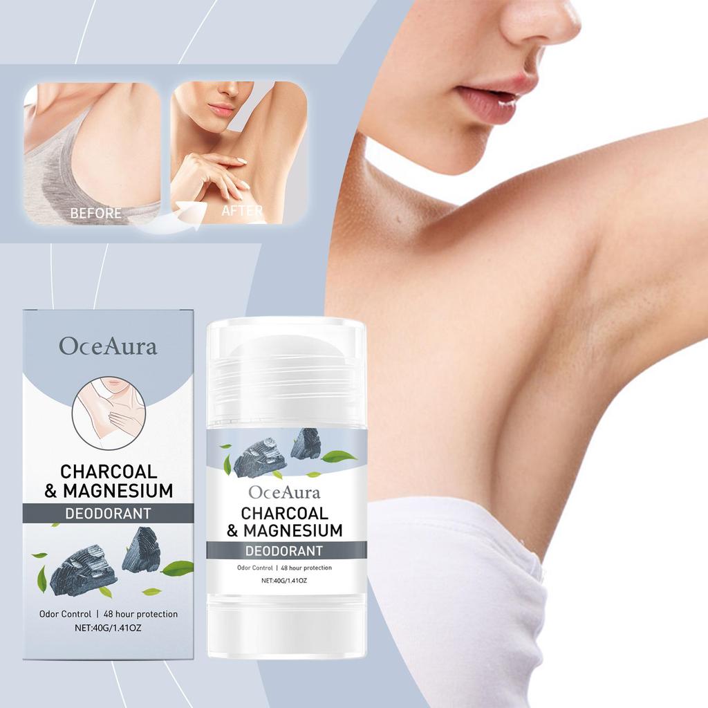 Charcoal Deodorant Stick for Armpit Long Lasting Freshing Sweat In addition to sweat, control the smell of sweat, refreshing, c