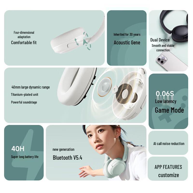 EDIFIER W800BT Free Wireless Over-Ear Headphones