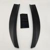 3-Section ABS Rear Trunk Spoiler 115-125cm Adjustable Sports Decor Top Wing Car Parts