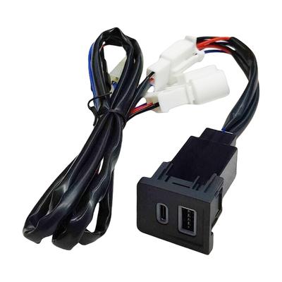 1-5 шт. Розетка-зарядное устройство PD+QC3.0, двойной USB-автомобильный зарядник Type C, быстрая зарядка, адаптер для автотелефона для VW Multivan T5 2003-2015