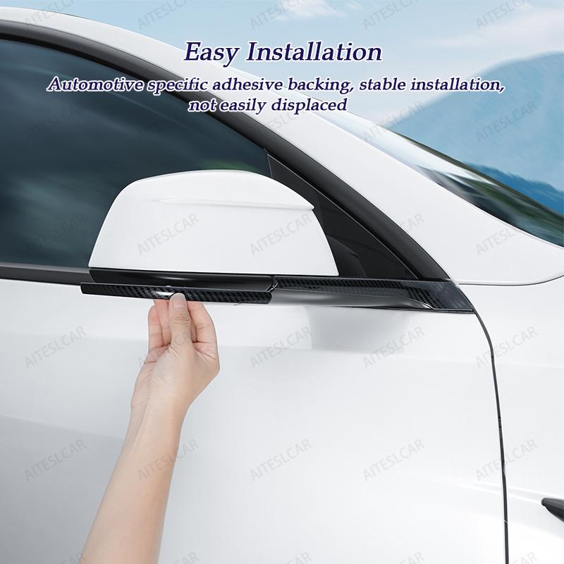 Car Rearview Mirror Protector For Tesla Model YL 2026 / Y Luanch Juniper 2025 2026 Mirror Protector Vehicle Anti-collision Strip