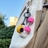 Mini Dumbbell Pendant Keychain Bag Cell Phone Wallet Durable Decorative Keyring Handbag Car Decoration Accessory