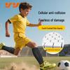 Teen Honeycomb Anti-Collision Shin Guard Leg Sleeves for Football, Basketball, Running, Outdoor Sports - Breathable and Protective.