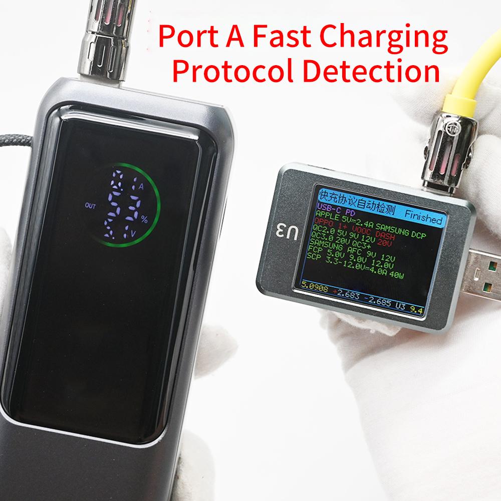 4*21700 PD100W Fast Charge Battery Holder USB Type-C Power Bank Battery Box Phone Charger DIY Shell Case Charge Storage Case