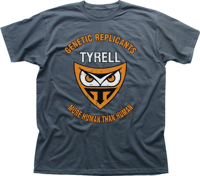 BLADE RUNNER 2049 Human Replicant NEXUS 6 TYRELL charcoal t-shirt 5302
