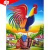 5D Алмазная картина Полный круглый животный петух Вышивка Продажа Изображение Rhinestone Diamond