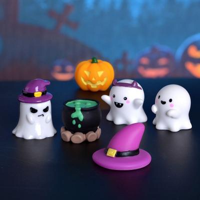 Cartoon Halloween Luminous Ornament Micro Landscape Ghost Ornament  Halloween Decor
