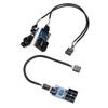 USB-разветвитель на 9 контактов для материнских плат Расширение USB на 9 контактов Решает проблему нехватки портов для пользователей настольных ПК
