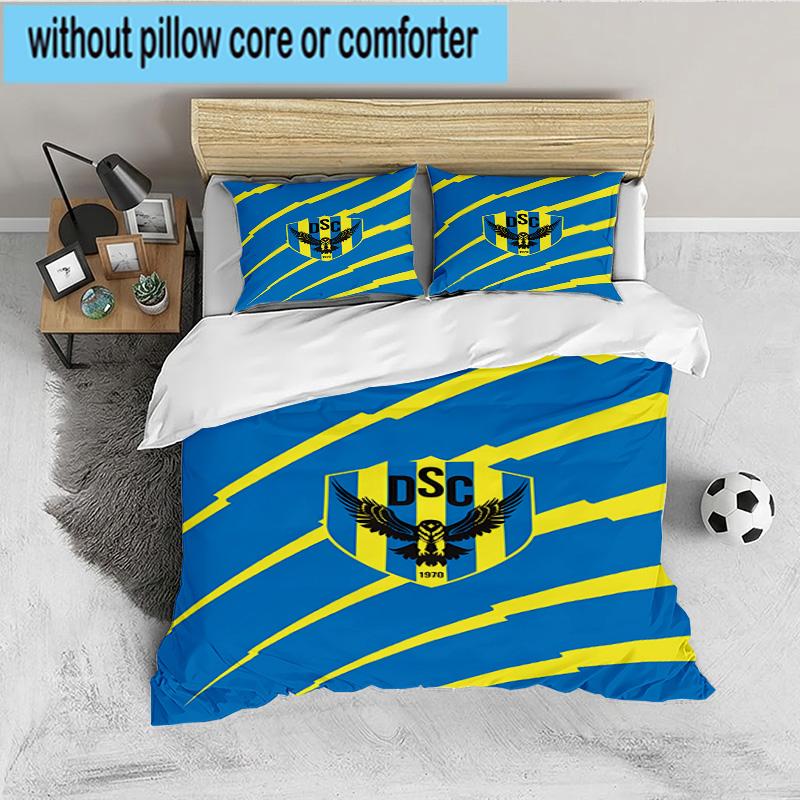 Duhok Dynamic Sports Emblem 3PCS Bedding set,Ideal for 1pc Duvet Cover And 2pcs Pillowcases Perfect for Fan gift,Ideal for Bedroom, Dormitory