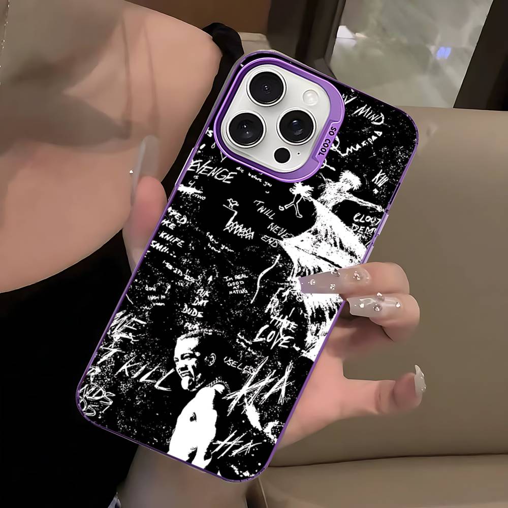 Чехол для телефона рэпера X-XXXTentacion Для IPhone 16 15 14 13 12 11 17 Pro MAX Plus Pro Матовый противоударный чехол
