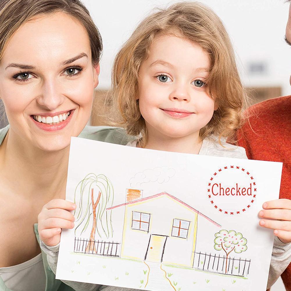 Поощрительный комментарий, печать для детского сада, учитель начальной школы, положительный штамп, комментарий, награда для учащихся, подарки