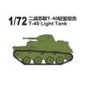 PS720198 Советский легкий танк Т-40 времен Второй мировой войны 1/72 Пластиковая пропорциональная сборная модель