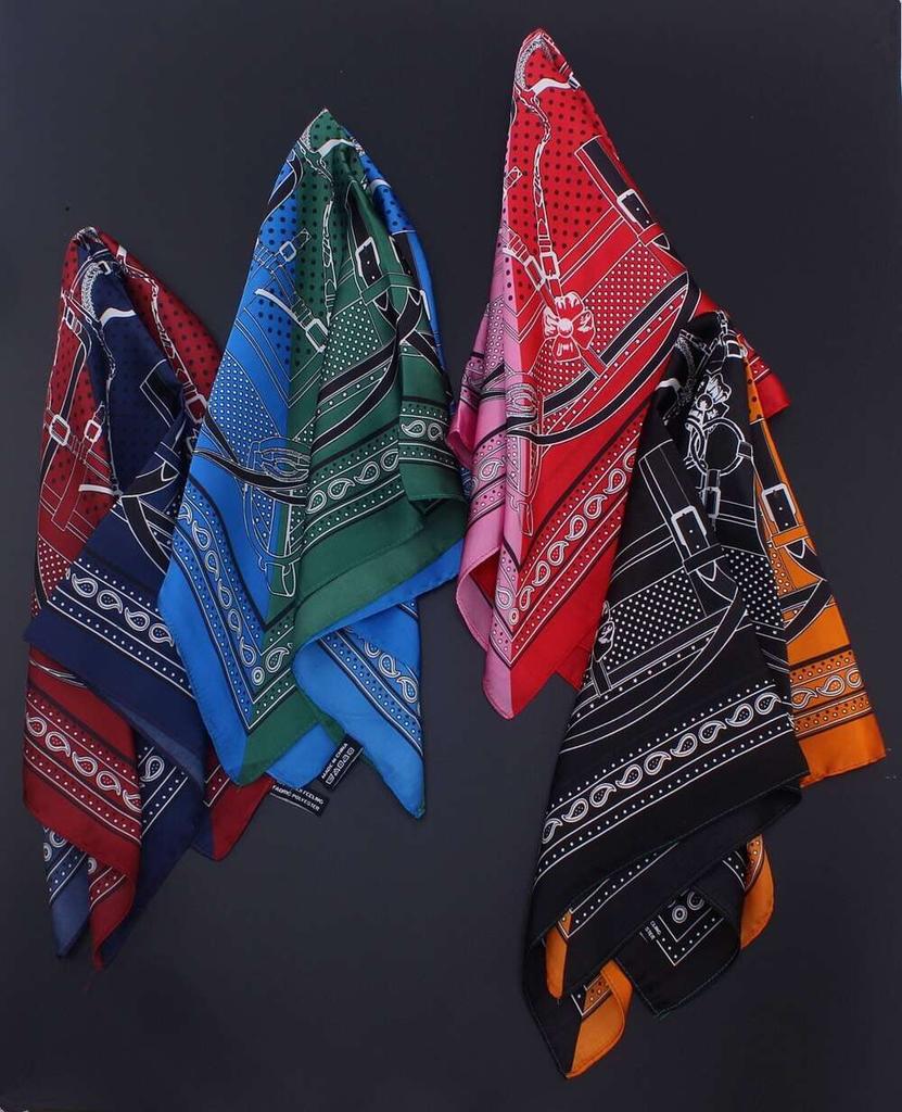 Fashion Square Scarves Bandanna Silk Scarf Women Fashion Headband Neck Tie Band Professional Neckerchief