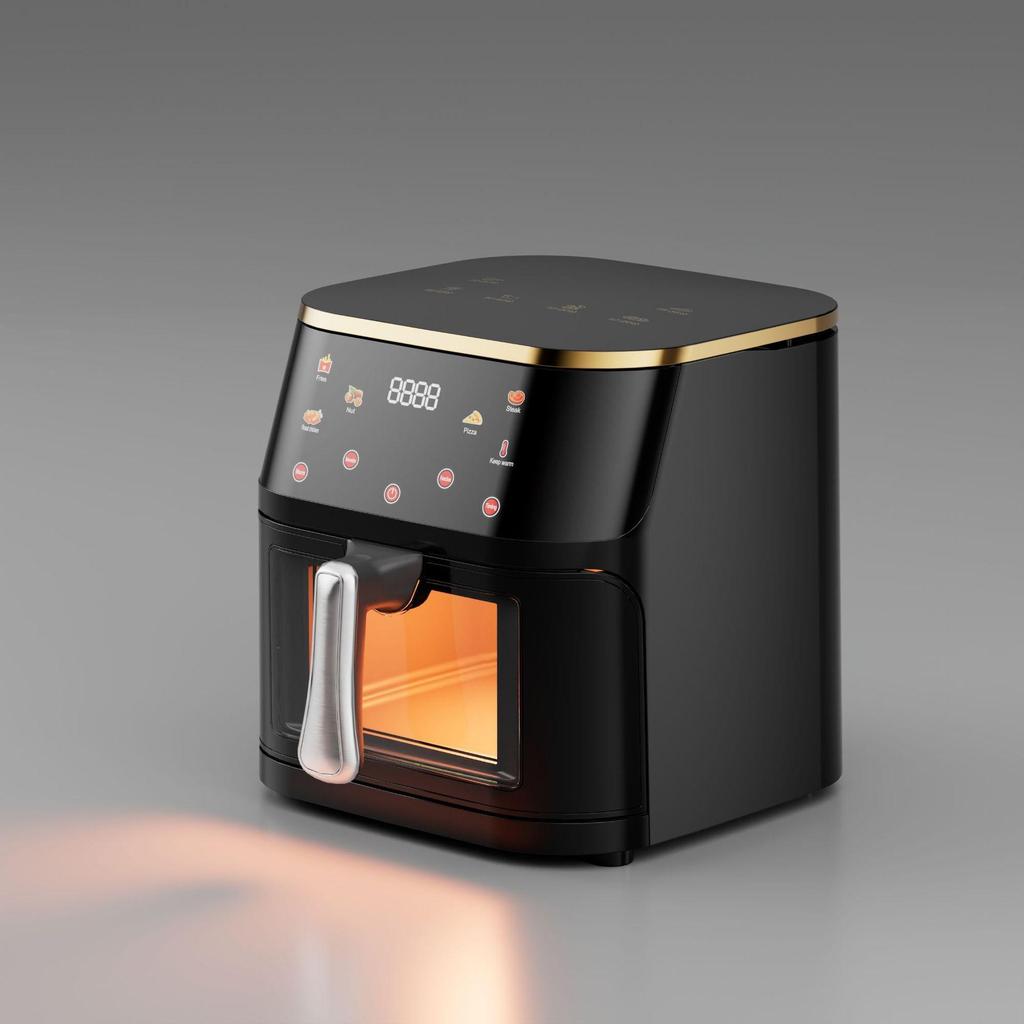 Умная аэрофритюрница из нержавеющей стали, Большая вместимость, Стандарт США