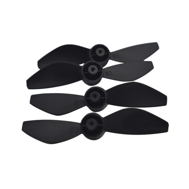 Original GT3/V66/CZ06/D16/i1 Pro Drone Propeller Paddles RC Drone Replacement Accessories Propeller Blade Black 1-5 sets