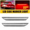 2X Rear LED Bumper Side Signal Marker Light Dynamic 2015- For Ford Mustang