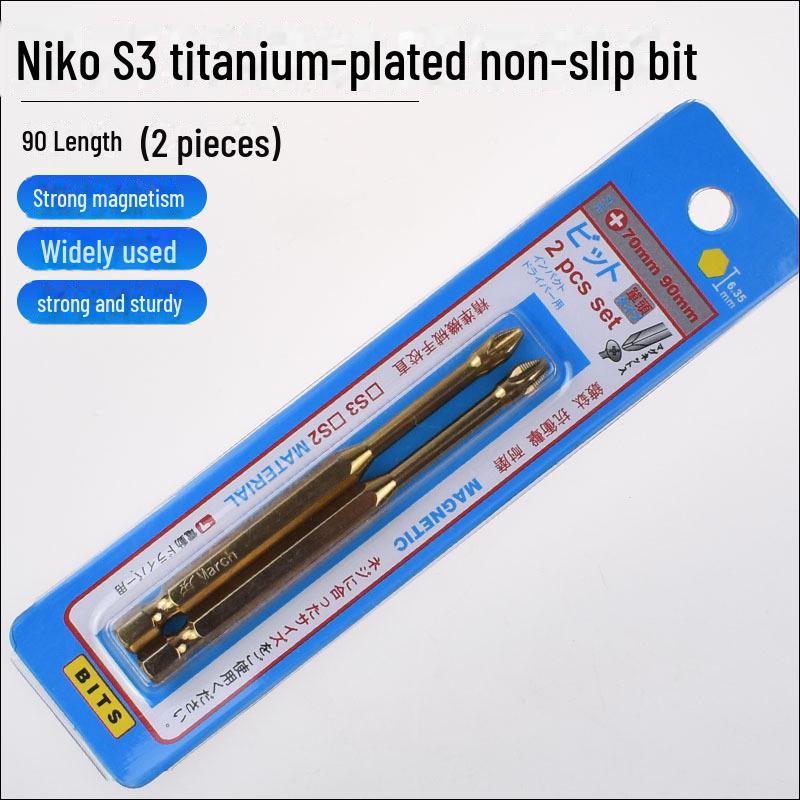 Противоскользящая ударная отвертка с прочной магнитной крестообразной головкой и зубчатой пневматической отверткой Ручная дрель