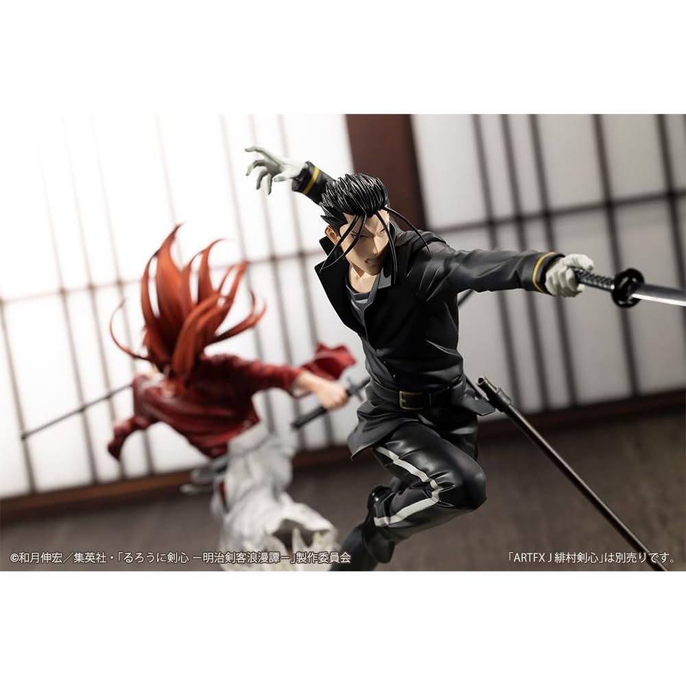 Kotobukiya Rurouni Kenshin Saito Hajime 1/8 Масштаб Раскрашенная ПВХ Фигурка Коллекционная Игрушка