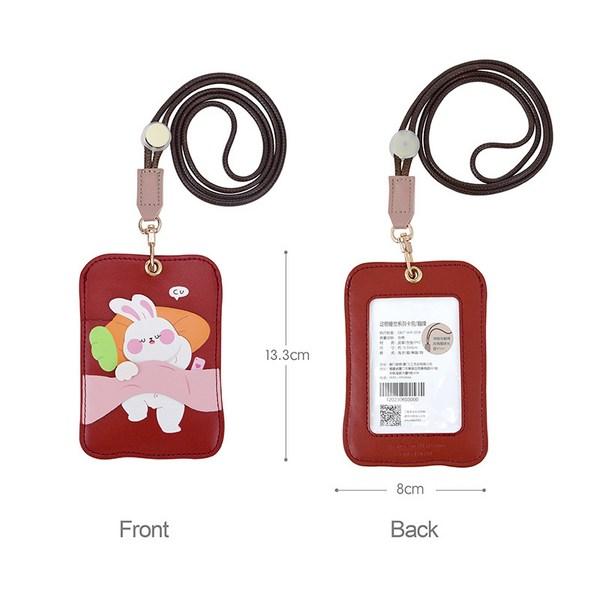 Кошелек Prahome Sleeping Animal с ожерельем и ожерельем для карточек с несколькими карманами