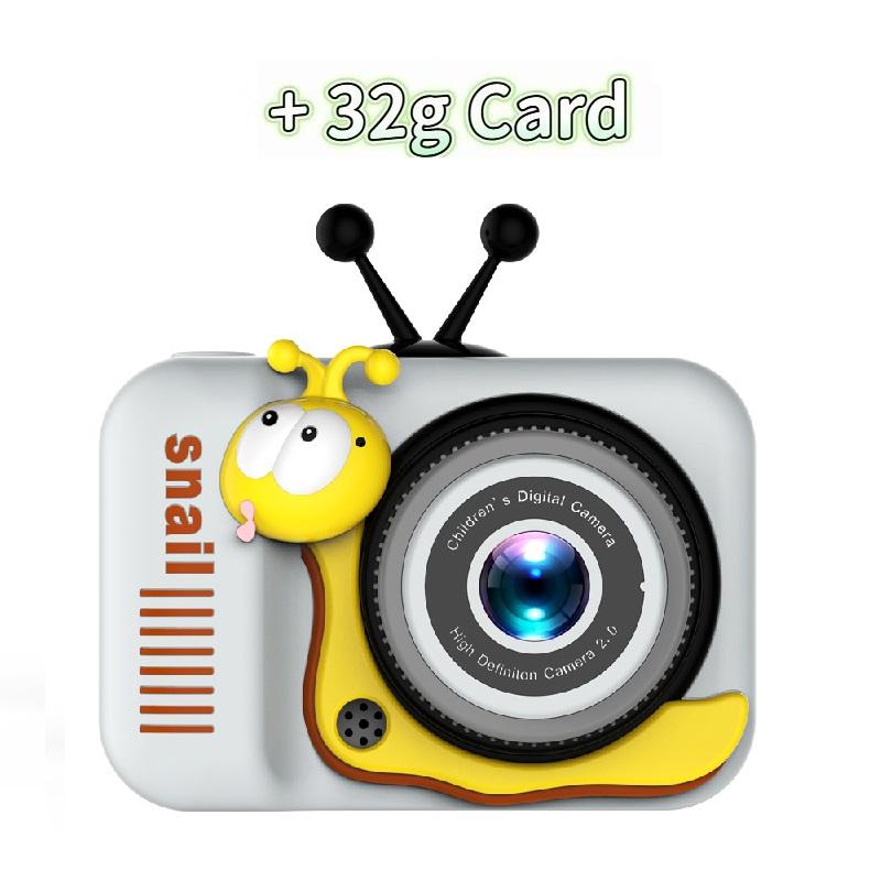 Детская камера Цифровая камера 20 МП Камера для детей Селфи 4-кратный цифровой зум 2,0-дюймовый экран Двойные линзы