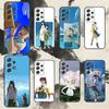 A-Аниме S-Судзумэ Чехол для телефона Samsung S25, S24, S21, S22, S23, S30, Ultra, S20, Plus, Fe, Note, 10, 9, 5G Черный чехол