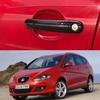 Накладка на дверную ручку с рисунком из углеродного волокна для 2004-2015 SEAT Altea 5P