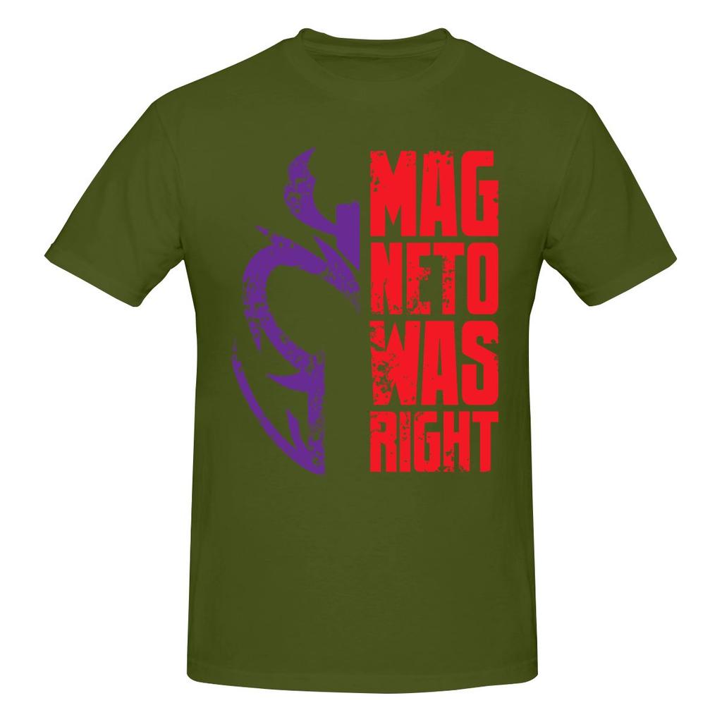 Magneto Was Right 1 Essential Slim Fit Tshirt Casual And Loose Wrinklefree Shirt
