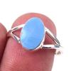 Кольцо из стерлингового серебра 925 пробы с натуральным австралийским опалом S.8 J1k03