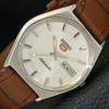 VINTAGE SEIKO 5 AUTOMATIC 6309A JAPAN MENS SILVER COLOR DIAL WATCH A701411-5 R206b-a701411