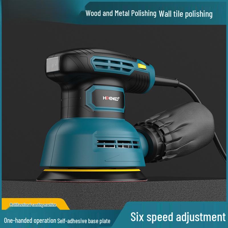 5-дюймовая эксцентриковая электрическая шлифовальная и полировальная машина для деревообработки и мебели