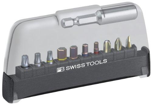 PB SWISS TOOLS BitCase с клипсой для ремня + 1/4" шлиц