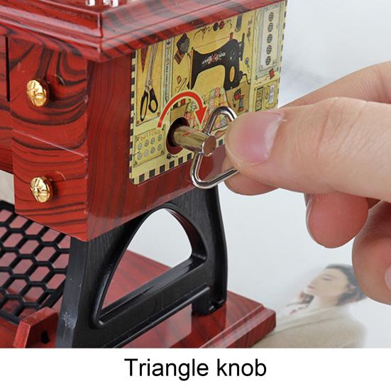 Швейная музыкальная шкатулка, ностальгический АБС-пластик, уникальная форма