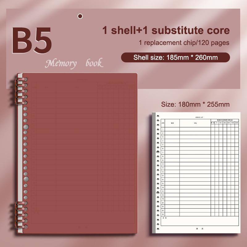 Тетрадь для словарного запаса с планировщиком кривой забывания, 1 набор листов для записи слов для студентов, Ежедневник самодисциплины, Канцелярский подарок