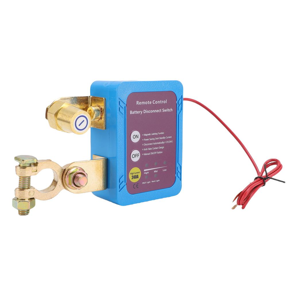 Дистанционный выключатель аккумулятора 240А для лодки, автомобиля, грузовика, дома на колесах, умное автоматическое отключение питания, предотвращение