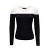 VEROMODA Women's Color Block Wool Blend Knit Sweater