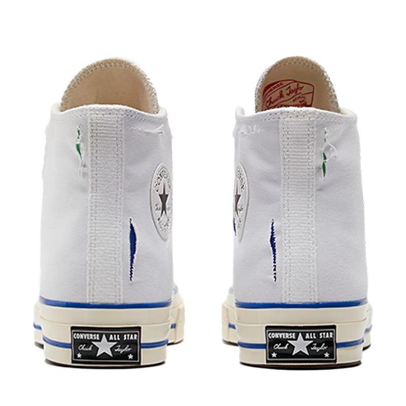 Converse 1970-е Chuck Taylor All Star Chuck 70 рвущийся верх высокие парусиновые кеды унисекс фиолетовый белый синий