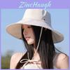 Солнечная шляпа с широкими полями в корейском стиле для женщин из дышащего полиэстера для ношения летом на открытом воздухе