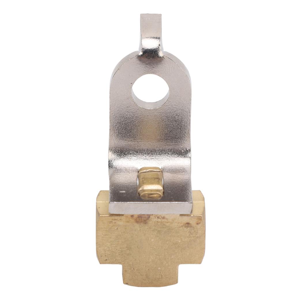 3 Way Brake Line Tee with Mounting Bracket 3 8in‑24 Threads Ports Inverted Flare Fittings for 3 16 Inch Tube