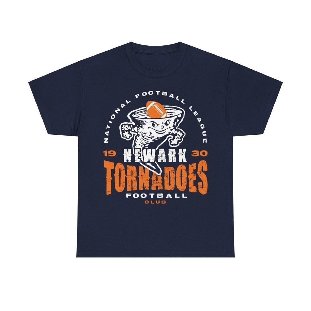 Футболка футбольной команды Newark Tornadoes New Jersey Est 1930