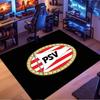 PSV Eindhoven Football Club Crest Print Area Rug Soccer Team Non Slip Living Room Bedroom Gaming Floor Mat Sports Fan Home Decor Rug