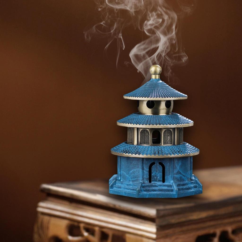Медная курильница «Храм Неба» для домашнего декора